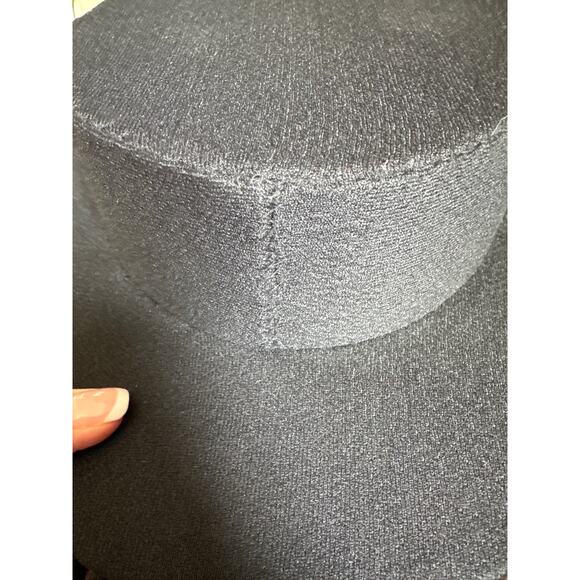 Vintage Black Cordobes, flamenco, Equestrian Hat with wide brim and pom poms - Picture 10 of 12